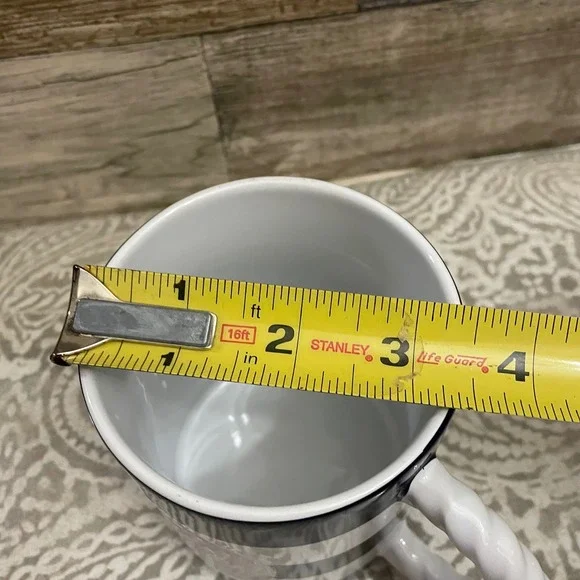 Disney Cruise Line Navy White Striped Rope Handle Coffee Mug FAC-014182-19167 - Picture 7 of 8